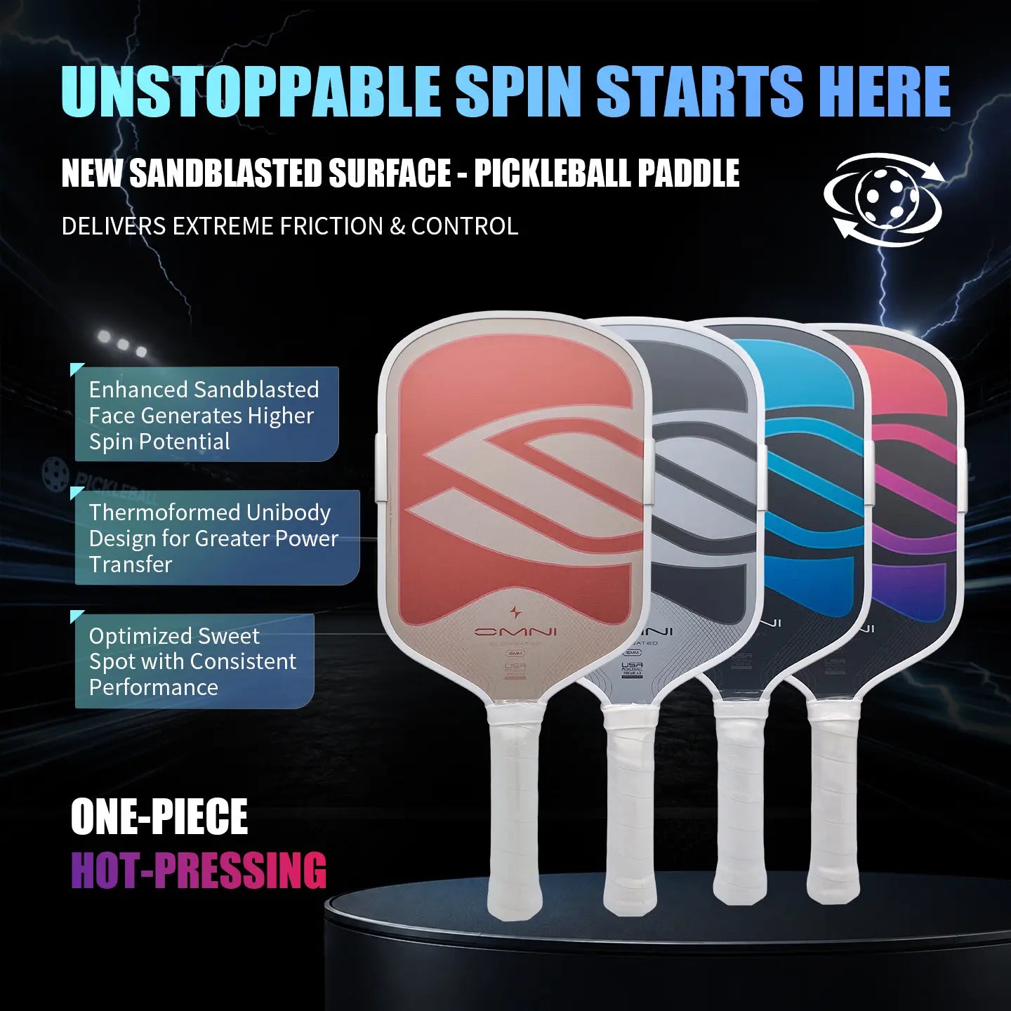 2026 Limited Edition Unisex Hot-Formed T700 Carbon Fiber Paddle Tennis Paddle for Adults - 16Mm EPP Foam Core, High Elasticity, Excellent Control, Durability, Stability, Superior Power, Durable Gear