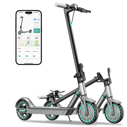 Portable Folding Electric Scooter for Adults & Teens 7.8Ah Battery (15-18 Miles) or 10.5Ah Battery (25-30 Miles), 19 MPH Max Speed, 8.5-Inch Honeycomb Tires, LED Display, Rear Brake Light, Portable Commuter Scooter Tiktokshopbacktoschool