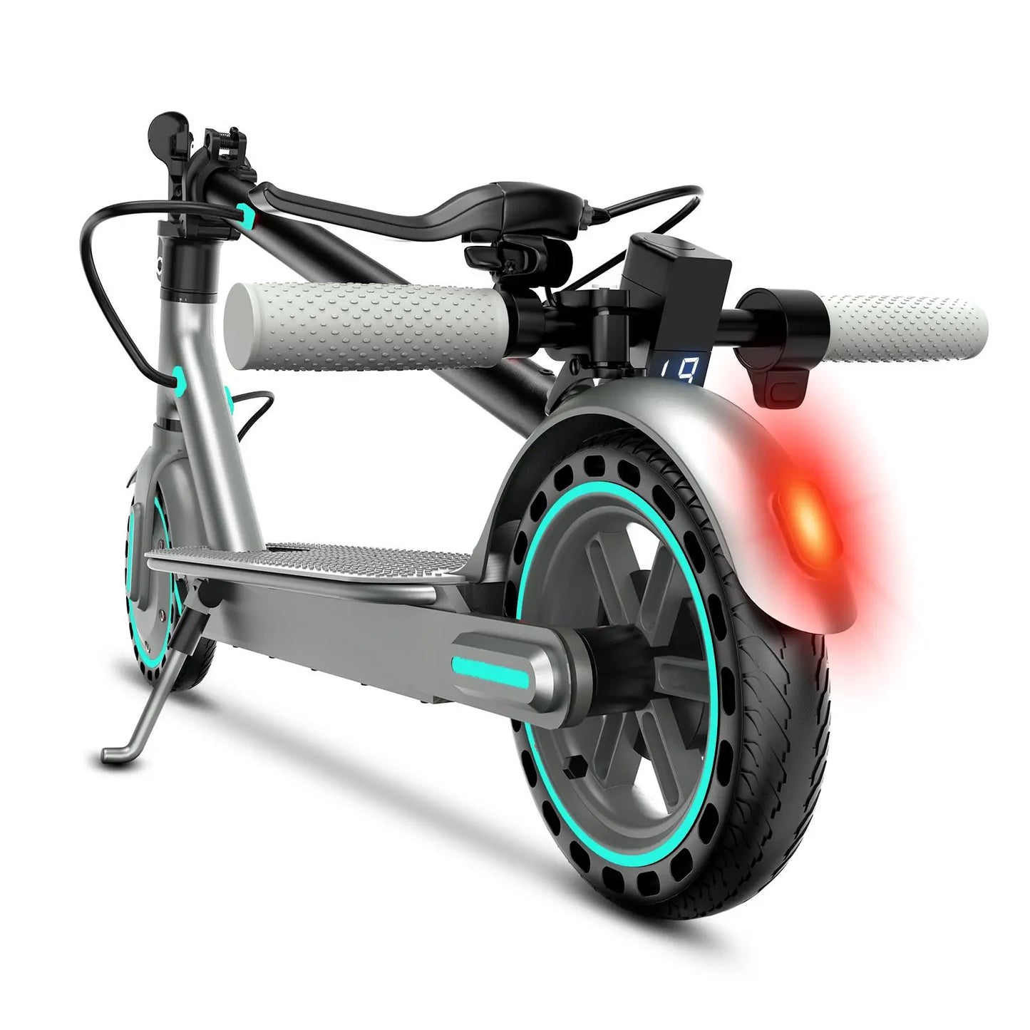 2026 Leisure Folding Scooter, Range of 14 Miles, App Unlocked 28Mph, 3-Speed Adjustable Fun Sports Scooter, Portable Folding Commuting Electric Scooter, with Application Control