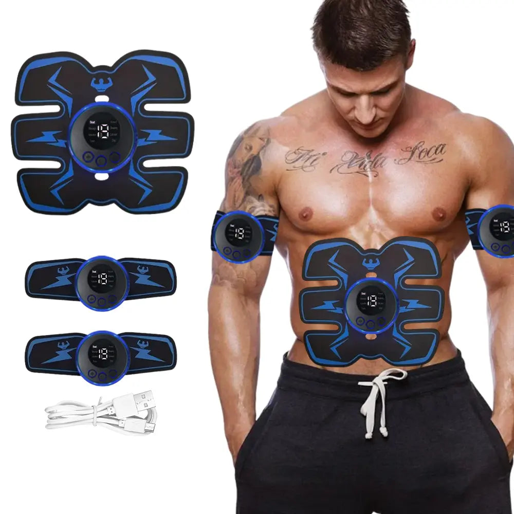 Ab Workout USB Rechargeabl Wireless Trainer Smart Fitness Training Fitness Training Body Shaping Tool Waist Trimmer Belt
