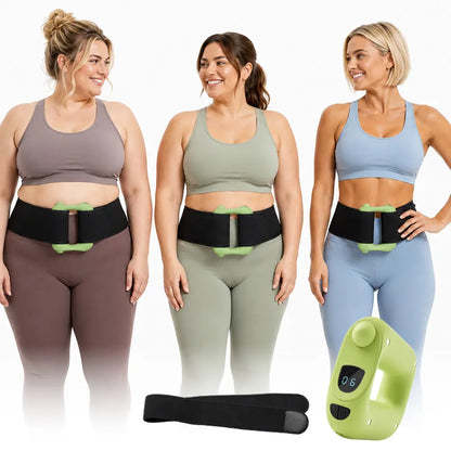 Turbo-Vibe Fascia Ring Full Body Massager, Mini Abdominal Trainer with 6 Speeds, 6 Different Modes for Abdominal Muscle Recovery, Rechargeable and Portable, Suitable for Waist, Back, Abdomen, Legs and Arms, Perfect Gift for Men and Women