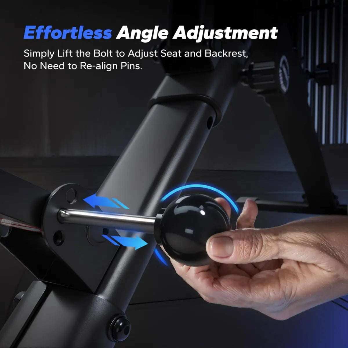 Adjustable Weight Bench, 990 Lbs Quick Fold Weight Bench Suitable for Home Gym, Exercise Bench with Extended Head Support, Adjustable Incline, Decline, and Flat Multifunctional Bench Press Suitable for Full Body Workout