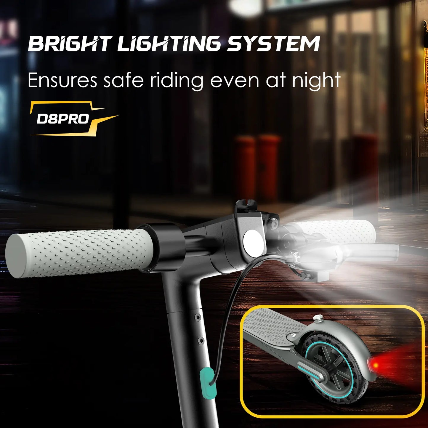 2026 Leisure Folding Scooter, Range of 14 Miles, App Unlocked 28Mph, 3-Speed Adjustable Fun Sports Scooter, Portable Folding Commuting Electric Scooter, with Application Control