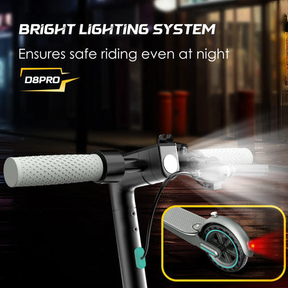 2026 Leisure Folding Scooter, Range of 14 Miles, App Unlocked 28Mph, 3-Speed Adjustable Fun Sports Scooter, Portable Folding Commuting Electric Scooter, with Application Control