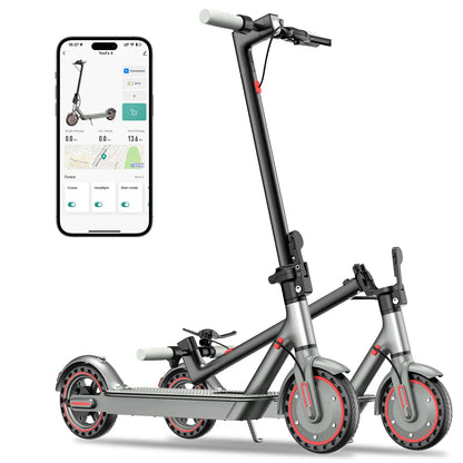 Portable Folding Electric Scooter for Adults & Teens 7.8Ah Battery (15-18 Miles) or 10.5Ah Battery (25-30 Miles), 19 MPH Max Speed, 8.5-Inch Honeycomb Tires, LED Display, Rear Brake Light, Portable Commuter Scooter Tiktokshopbacktoschool