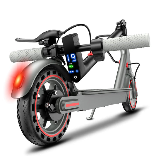 Portable Folding Electric Scooter for Adults & Teens 7.8Ah Battery (15-18 Miles) or 10.5Ah Battery (25-30 Miles), 19 MPH Max Speed, 8.5-Inch Honeycomb Tires, LED Display, Rear Brake Light, Portable Commuter Scooter Tiktokshopbacktoschool