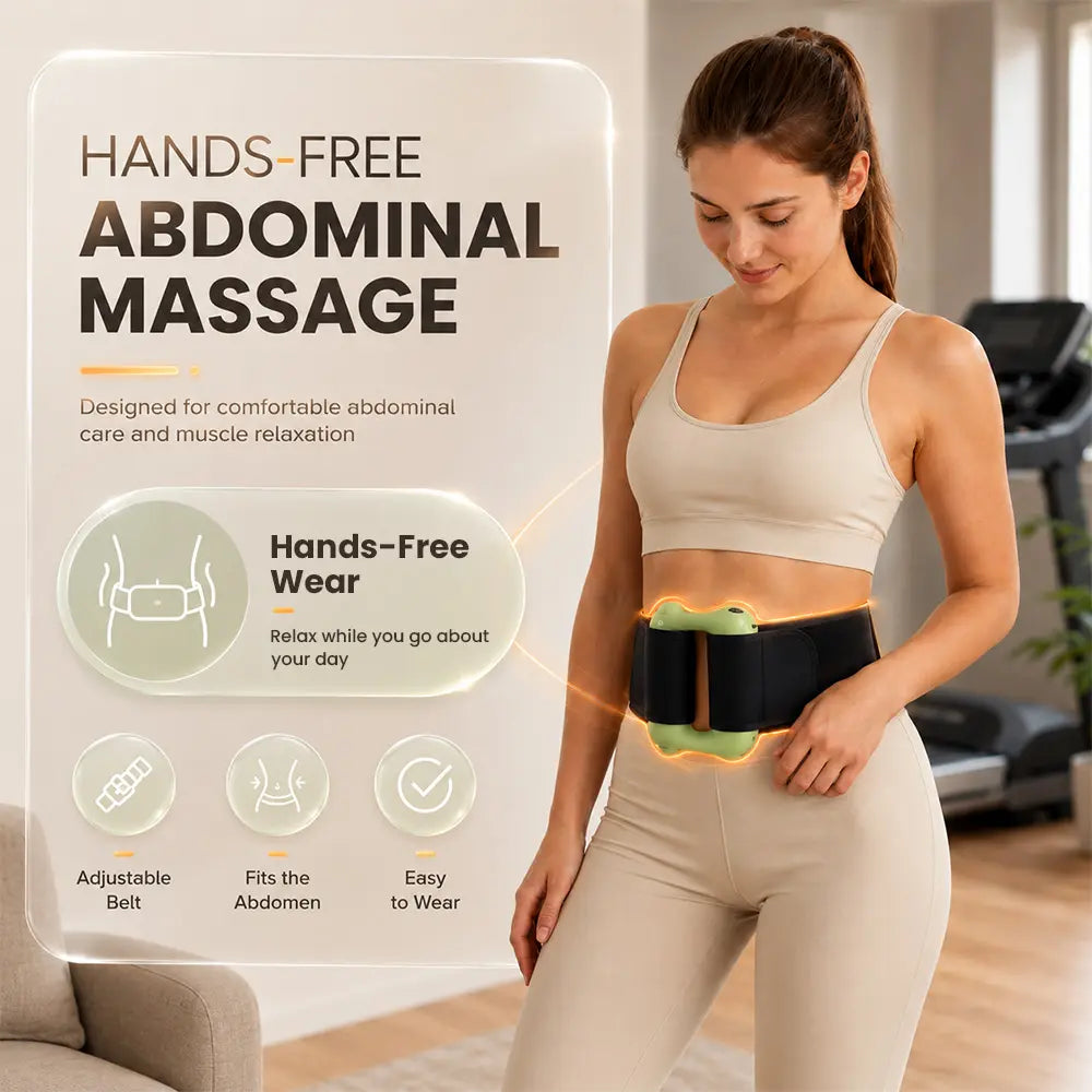Turbo-Vibe Fascia Ring Full Body Massager, Mini Abdominal Trainer with 6 Speeds, 6 Different Modes for Abdominal Muscle Recovery, Rechargeable and Portable, Suitable for Waist, Back, Abdomen, Legs and Arms, Perfect Gift for Men and Women