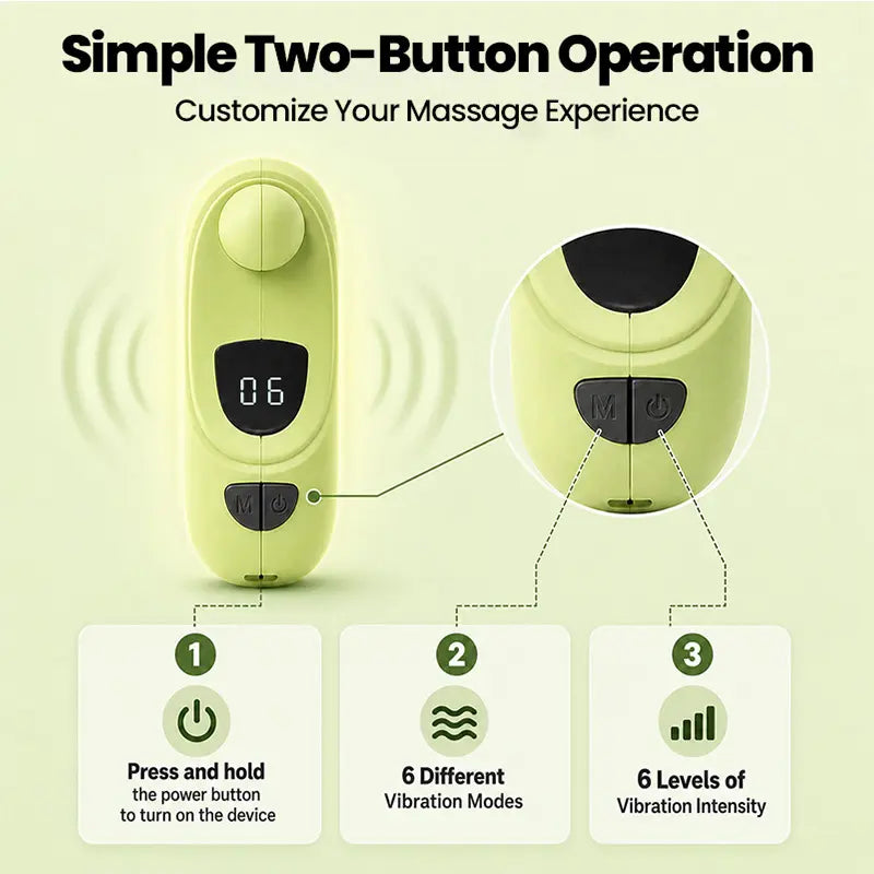 Turbo-Vibe Fascia Ring Full Body Massager, Mini Abdominal Trainer with 6 Speeds, 6 Different Modes for Abdominal Muscle Recovery, Rechargeable and Portable, Suitable for Waist, Back, Abdomen, Legs and Arms, Perfect Gift for Men and Women