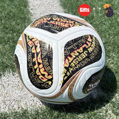 Seamless Heat-Bonded Training Ball with Stable Flight Trajectory, Durable PU Construction, Waterproof and Dustproof, Ideal for Multiple Surfaces
