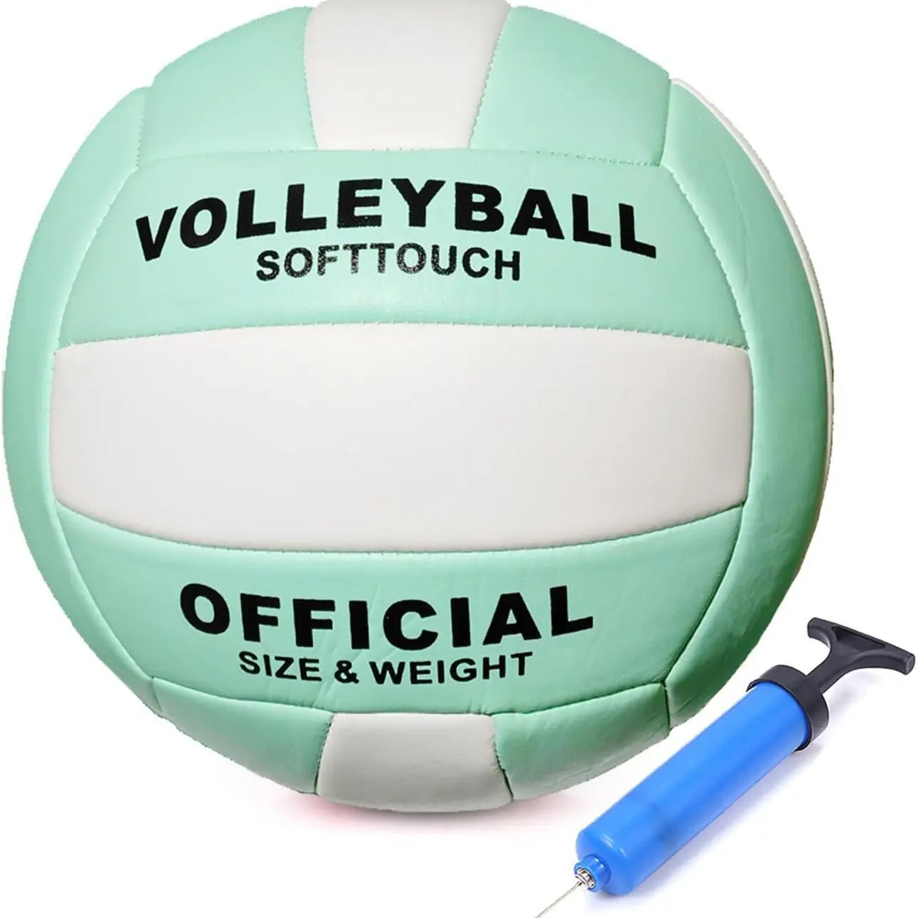 Professional Soft Touch Volleyball for Teen Girls and Youth - Durable Official Size 5 Training and Practice Volleyball for Indoor, Outdoor, Beach, and Pool Activities