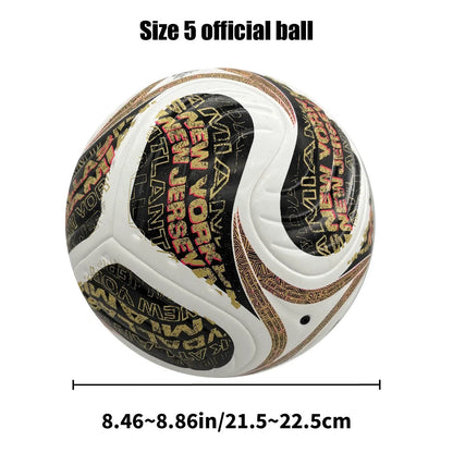 Seamless Heat-Bonded Training Ball with Stable Flight Trajectory, Durable PU Construction, Waterproof and Dustproof, Ideal for Multiple Surfaces