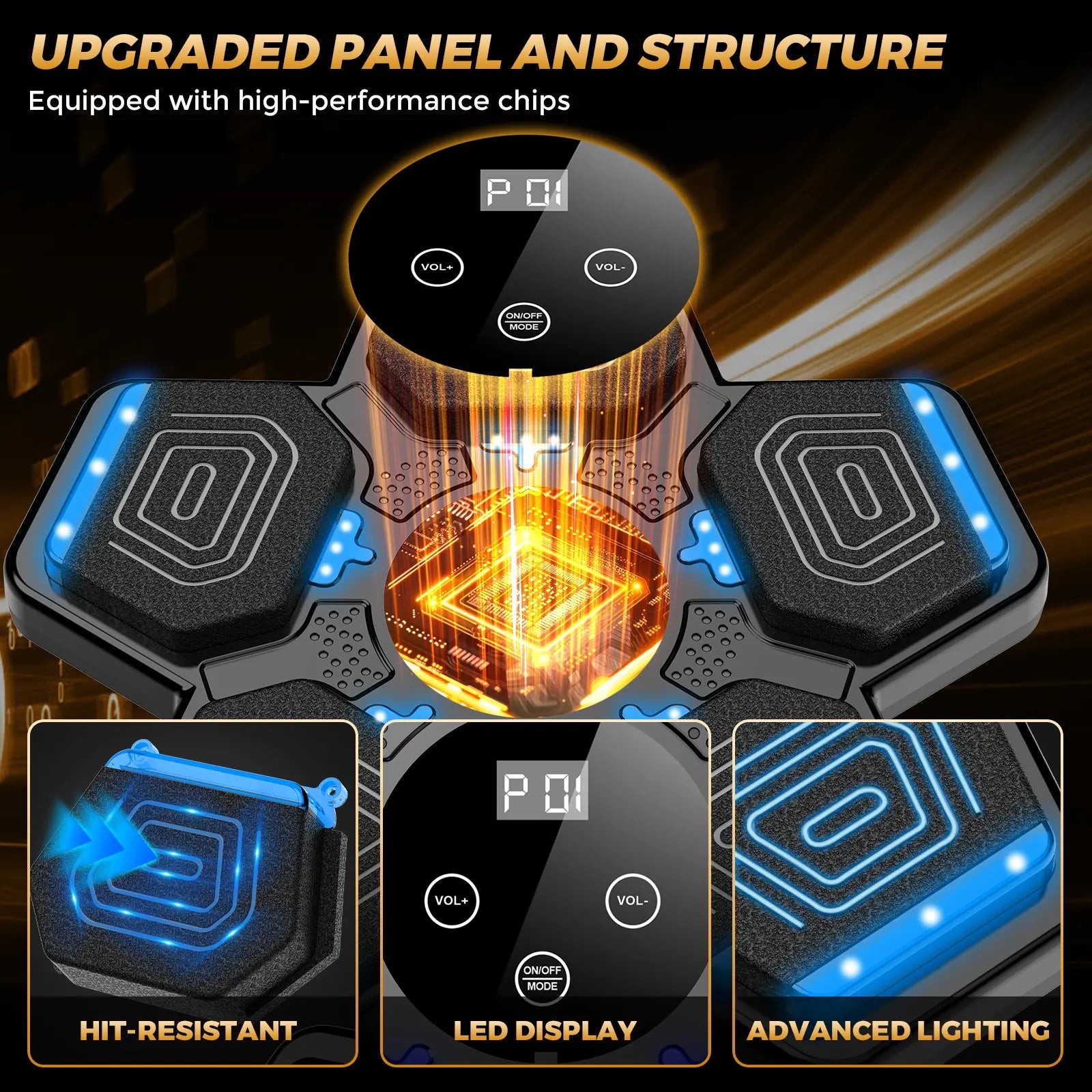 2026 Upgraded Bluetooth Music Boxing Machine with Boxing Gloves and Wall-Mounted Smart Hitting Pad, Adjustable-Speed Boxing Trainer. Home Gym Workout Equipment Suitable for Kids Aged 6+ and Adults, an Ideal Gift for Children and Boxing Enthusiasts.