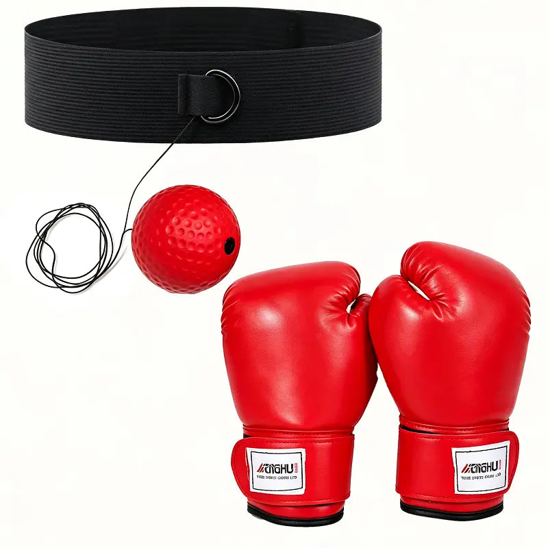 Professional Boxing Reflex Speed Ball with Adjustable Headband for Enhanced Agility and Speed Training, Suitable for Boxing, Sanda, Stress Relief, Fitness, and Outdoor Activities for All Ages