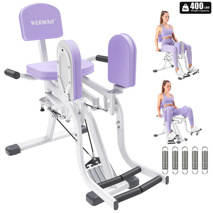 2-In-1 Thigh & Glute Trainer - Adjustable Hip Adductor Machine for Inner Thighs & Hip Dips (Home Gym)-Wermah