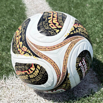 Seamless Heat-Bonded Training Ball with Stable Flight Trajectory, Durable PU Construction, Waterproof and Dustproof, Ideal for Multiple Surfaces